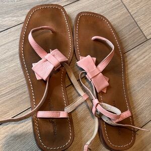 Mellow Yellow Leather Sandals